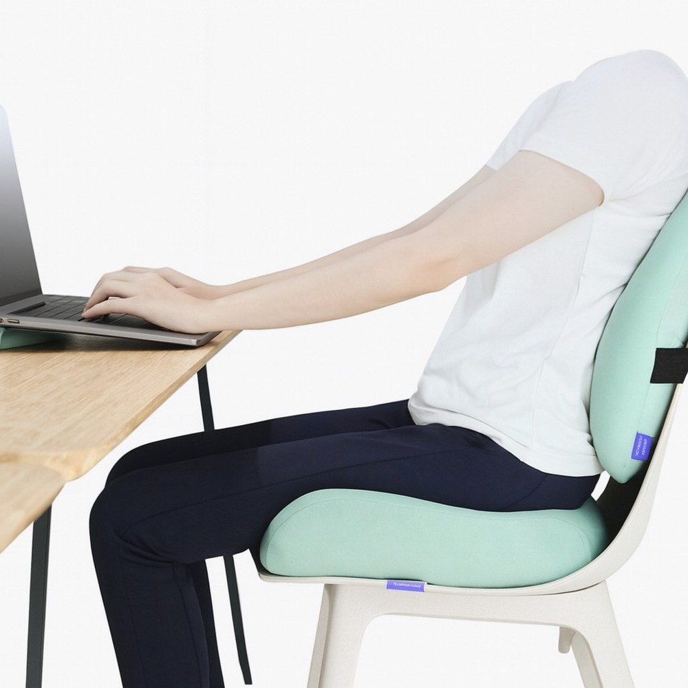 Cushion Lab Ergonomic Seat Cushion – Coccyx & Sciatica Support – Green